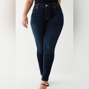 TRUE RELIGION JENNIE MID RISE CURVY SKINNY JEAN